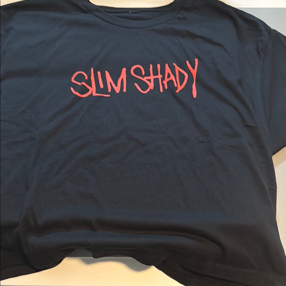 Authentic Eminem Slim Shady Cropped Tee